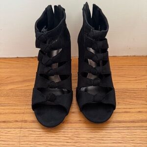 Chic Black Women's Heeled Sandals